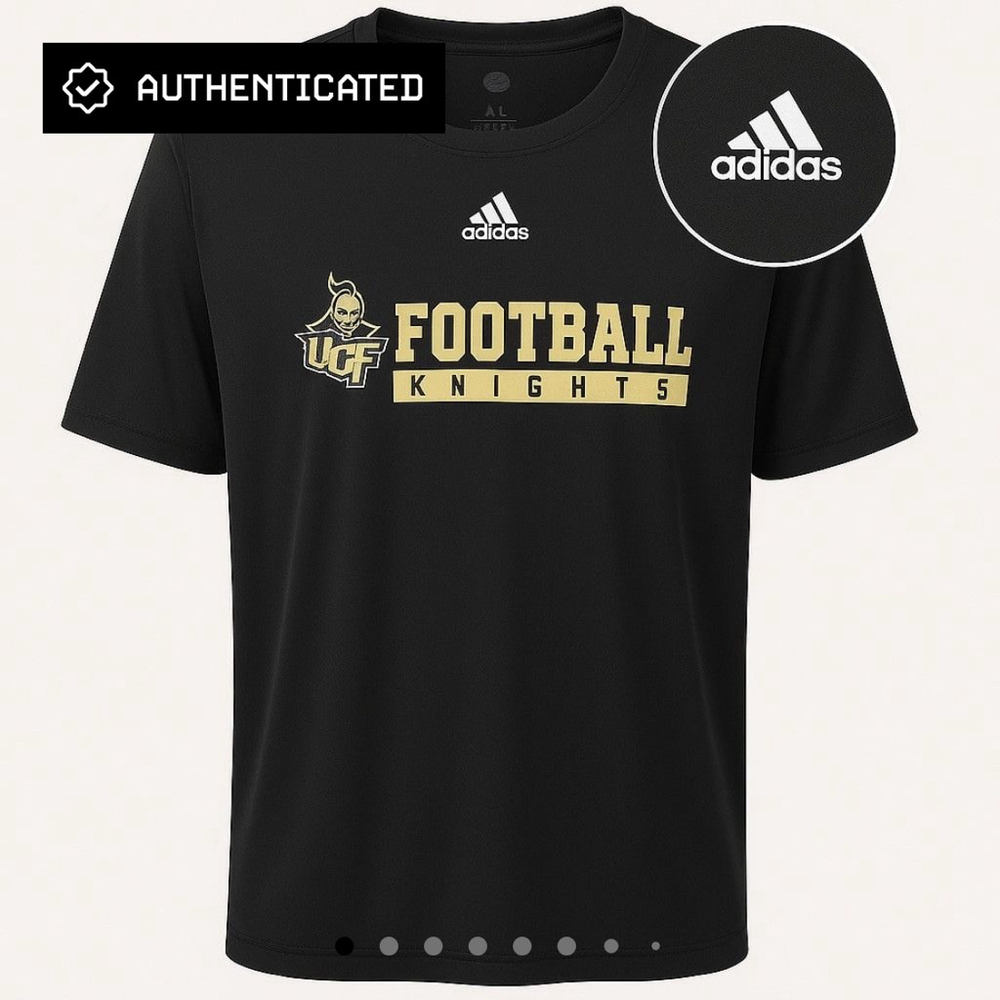 Adidas UCF Knights Football Shirt Black Size XL AUTHENTICATED BY GRAILED